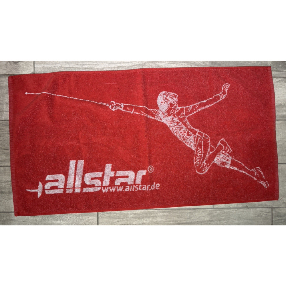 Allstar Fencing Towel Red